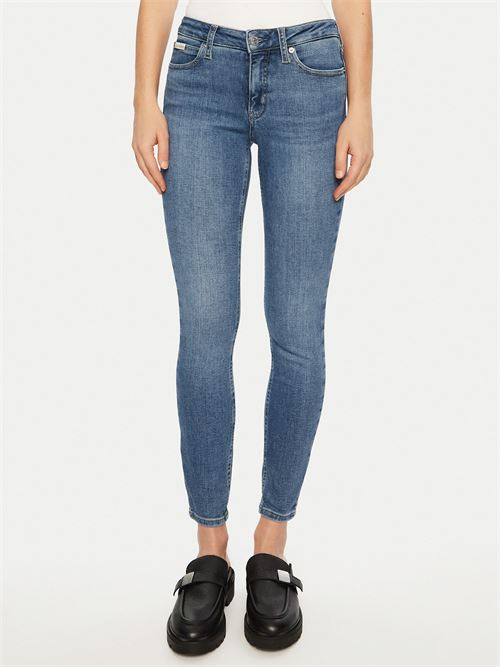 MID RISE SKINNY CALVIN KLEIN JEANS | J20J224488/1A4